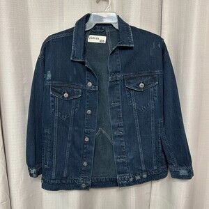 Pistola Jean Jacket Women's Size XS / S Distressed Medium Wash Denim